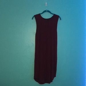 Rue21 Long Burgundy BodyCon Dress